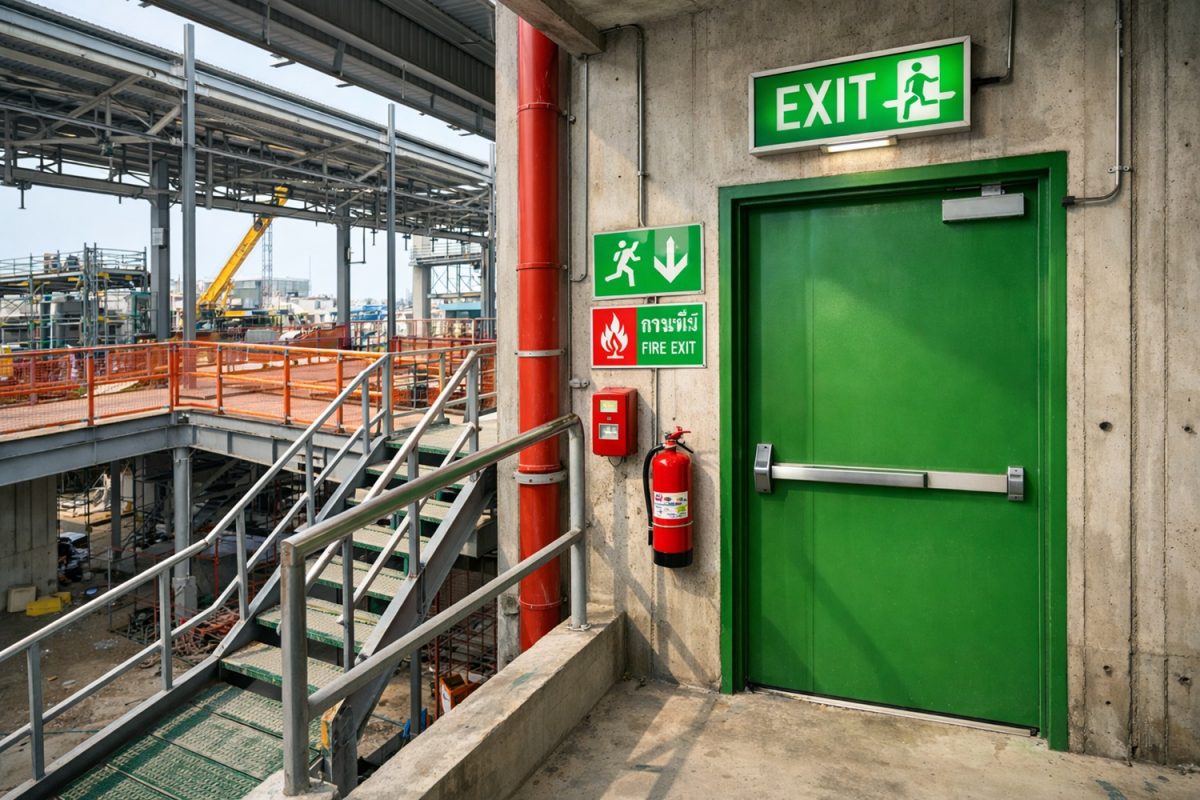 Factory Construction Exit Fire
